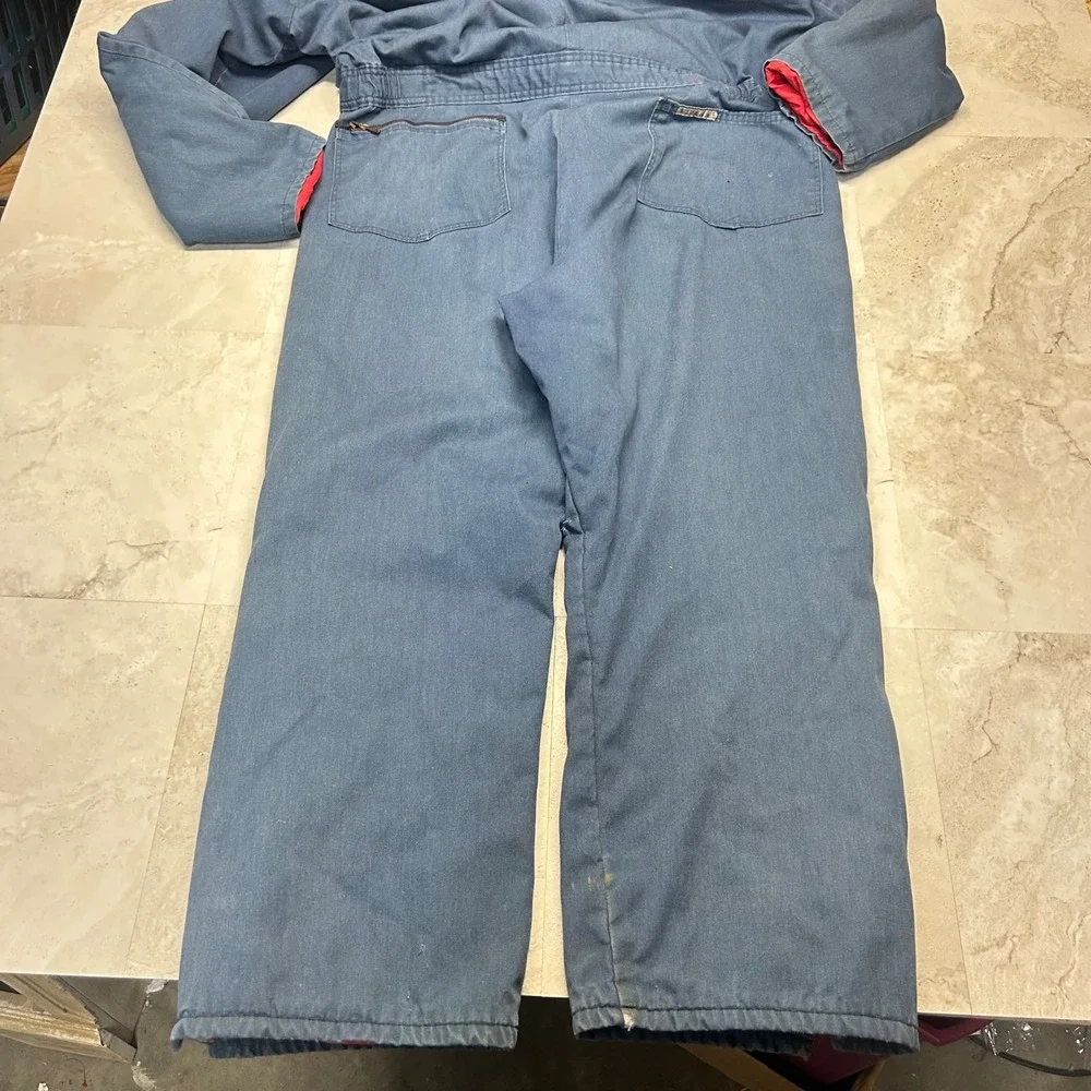 Walls Blizzard-Pruf Insulated Coveralls Blue Mens XL Regular Vintage USA Made